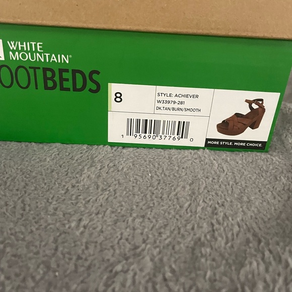 White Mountain Style Achiever Color Dark Brown/Burn/Smooth Sz 8 Gently Used - Picture 6 of 6